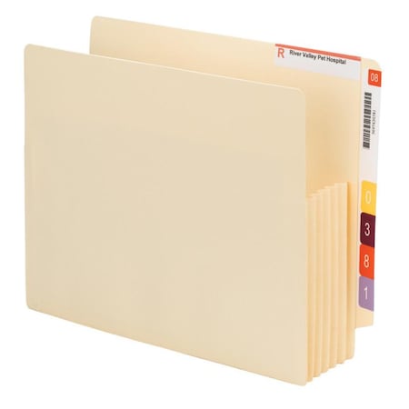 Smead File, Pocket, Cnvrtable, 5.25" Pk SMD75175